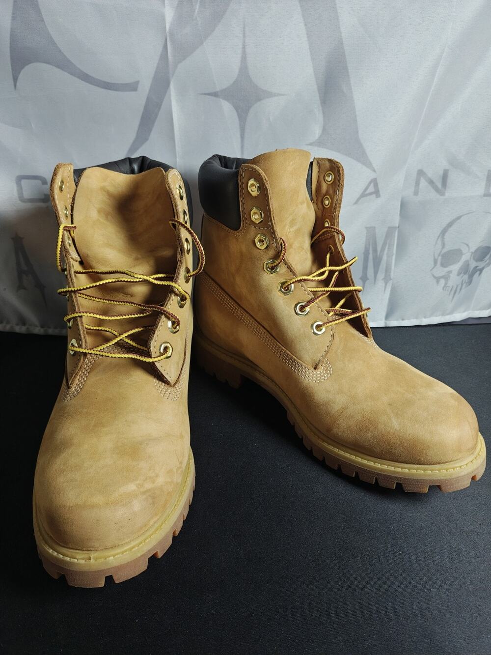 Timberland $220 Men's Size 8.5 Wheat Nubuck Waterproof Round Toe Work Boots New